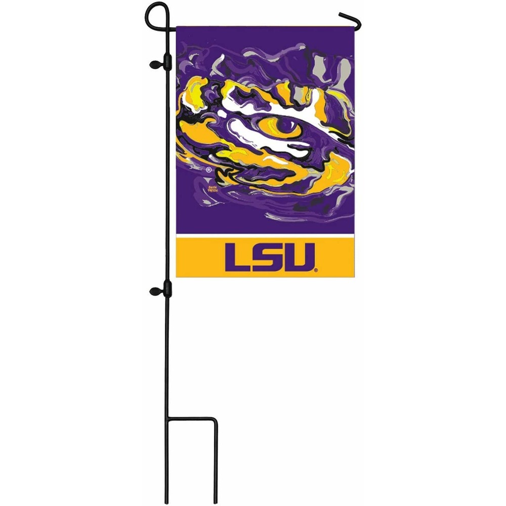 Evergreen Louisiana State University LSU Indoor/Outdoor Garden Flag 13" x 18"